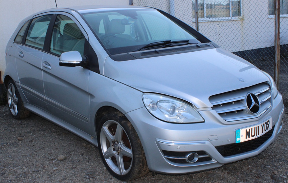 On the instructions of a local estate - a 2011 Mercedes B180 cdi hatchback (WU11 YOR)(20th Aug)