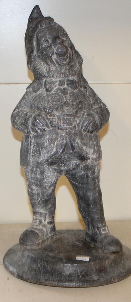Large lead garden gnome (20th Aug)