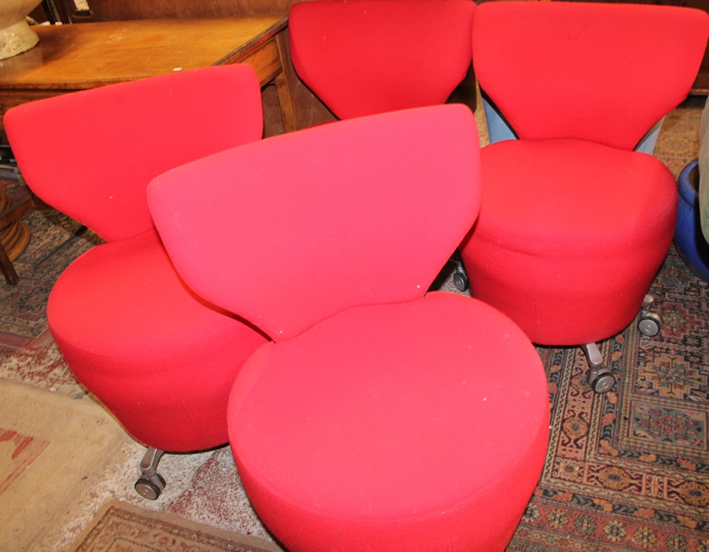 Four tub easy chairs (10th Sept)