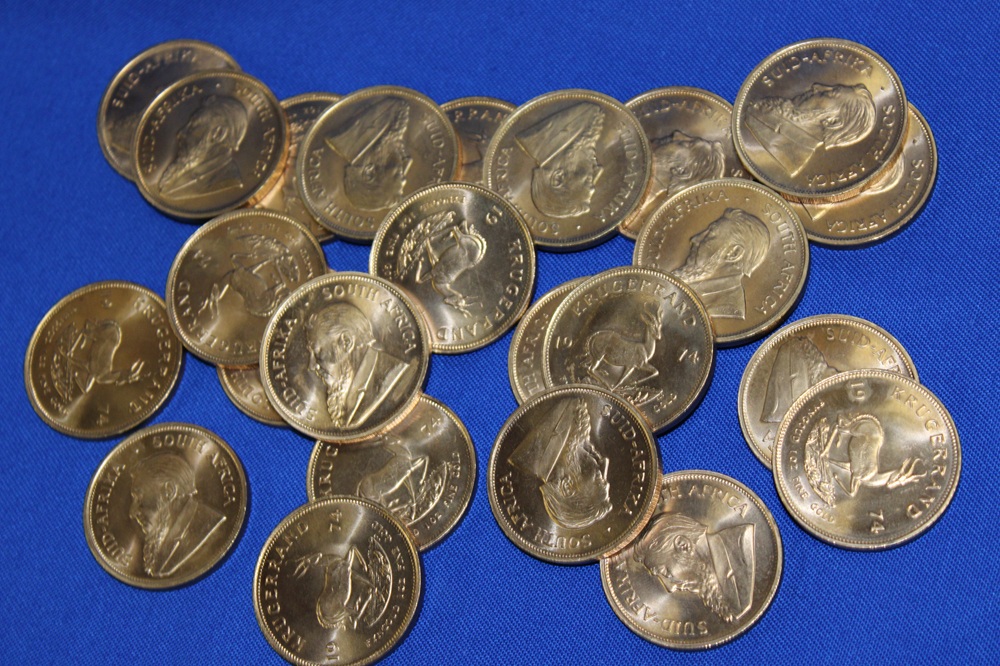 24 gold Krugerrands - next Collectors Sale 29th & 30th Oct