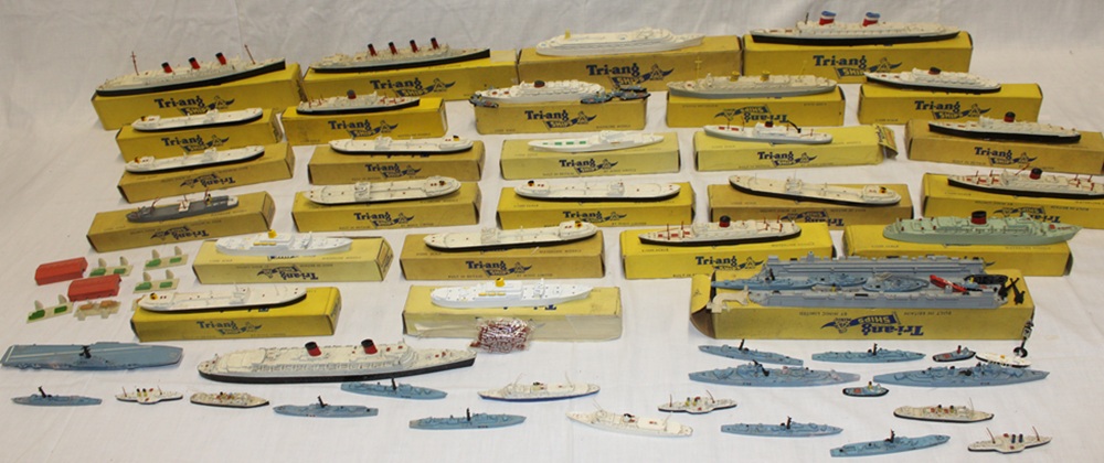 Collection of Tri-ang Minic ships - next Collectors Sale 29th & 30th Oct